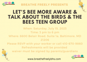 Birds & Bees group July
